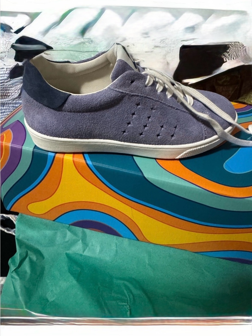 NIB Suede LAZO Halo Sneakers - Lavender W 5.5 EU 36